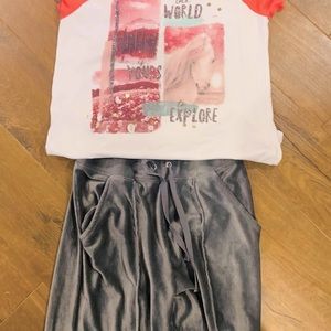 Velvet bell bottom pants (18/20)